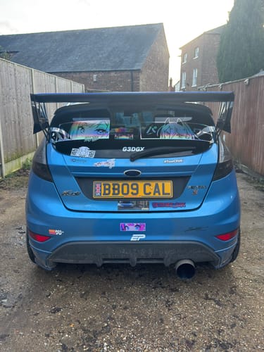 Customer photo review of Dress Up Girl Car Decals Japanese Anime Sticker