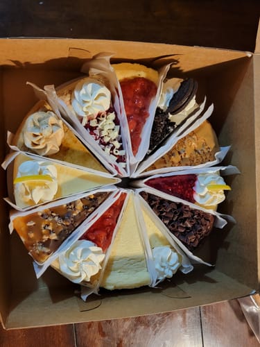Customer photo review of OG Cheesecake Sampler