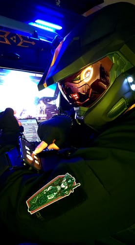 Customer photo review of Space Siren - Sublimation Velcro Morale Patch