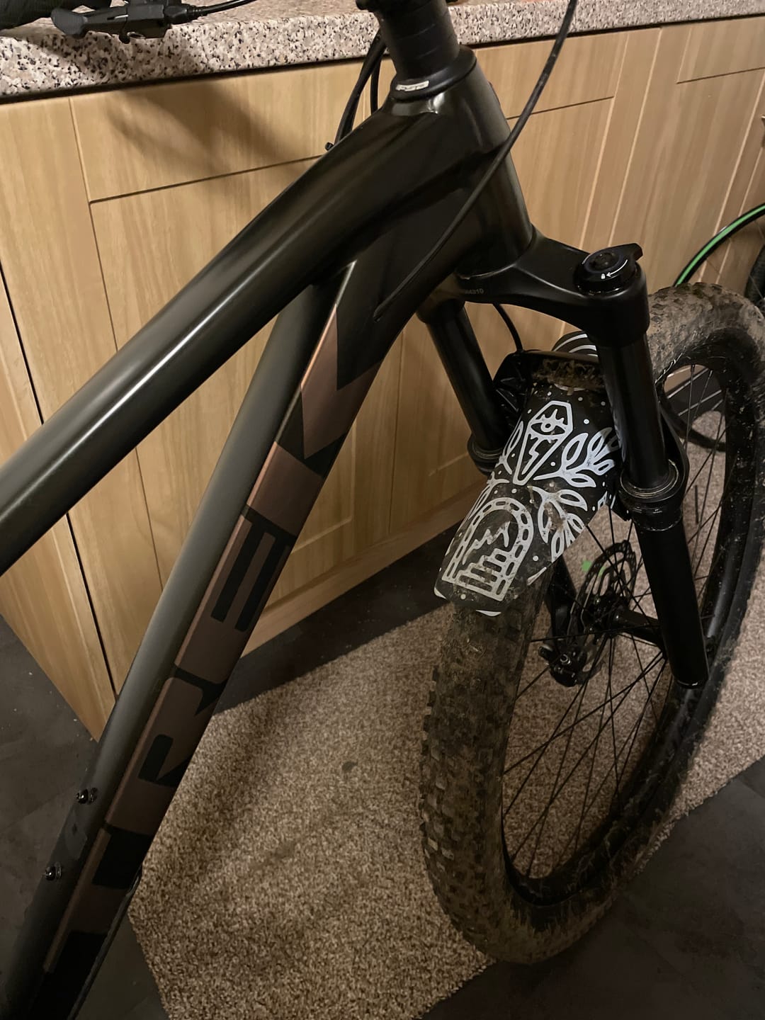 Customer photo review of Occult | Mudguard