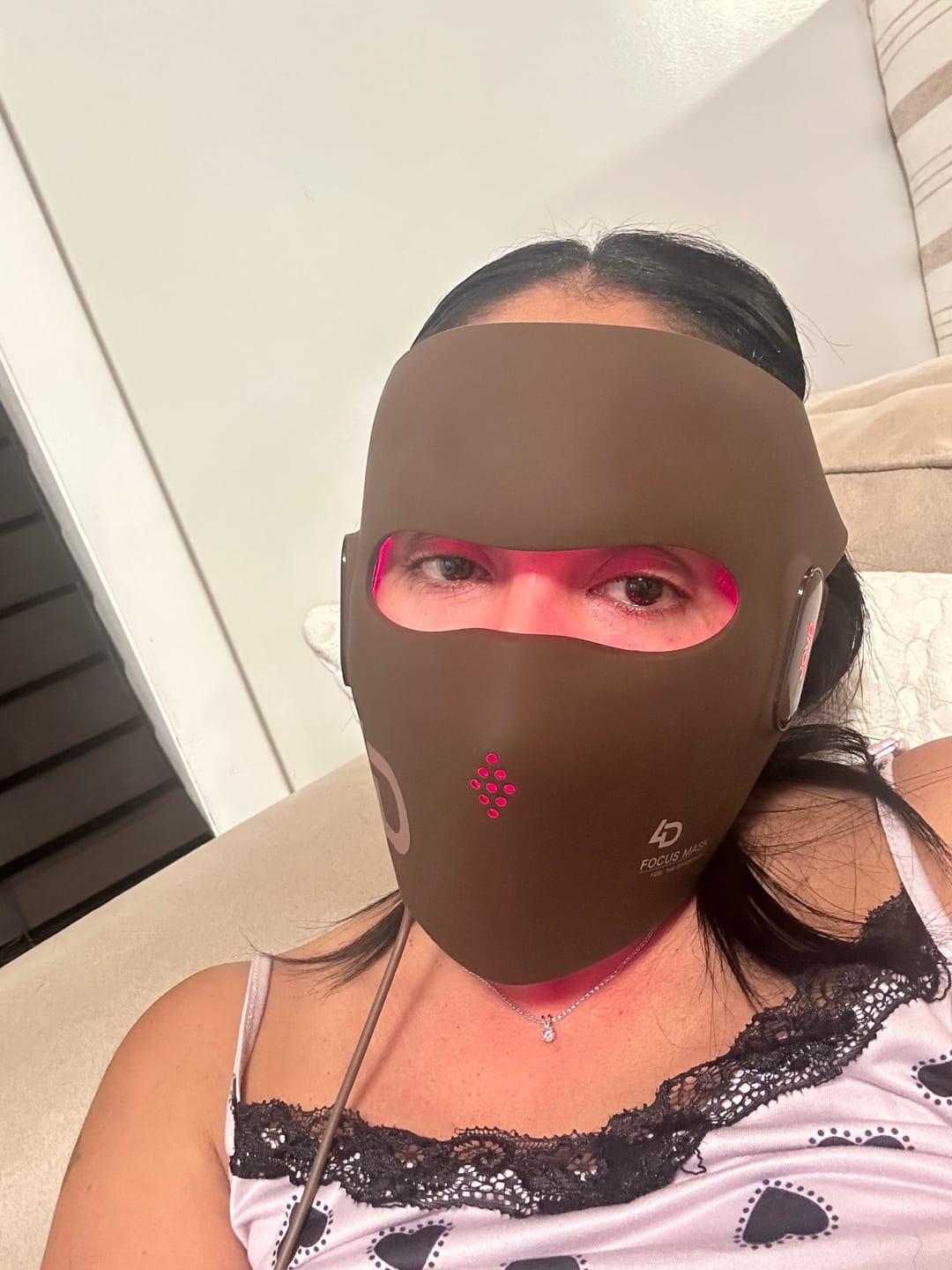 Customer photo review of JOVS 4D Laser Anti-Aging Therapy Mask