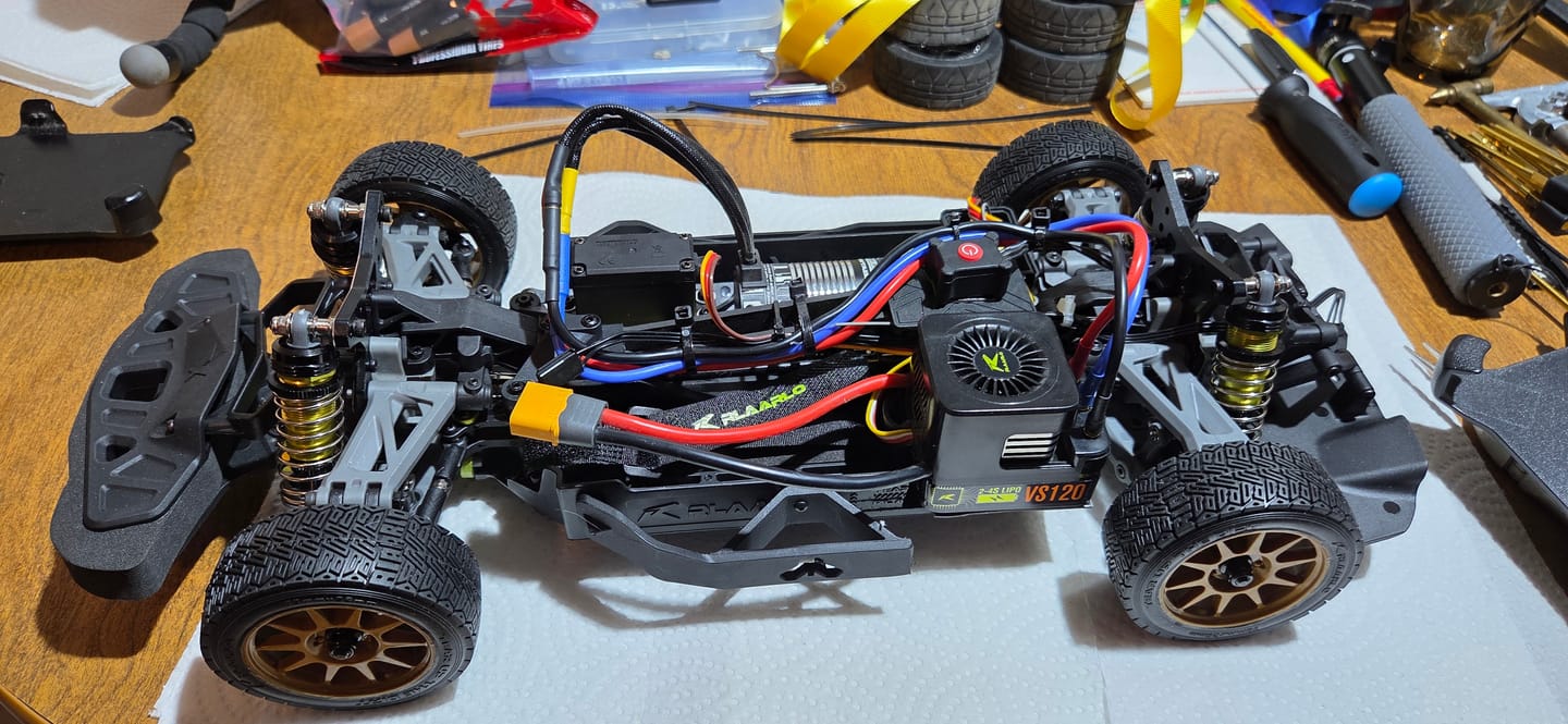 Customer photo review of Rlaarlo 1/10 Carbon Fiber RC Rally Car XTS-S10 Roller(Without Electric Parts)
