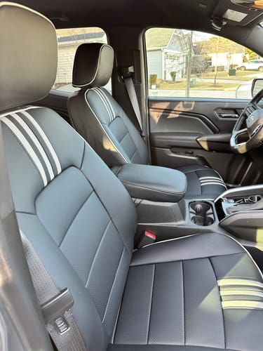 Customer photo review of Premium Custom-Fit Seat Covers