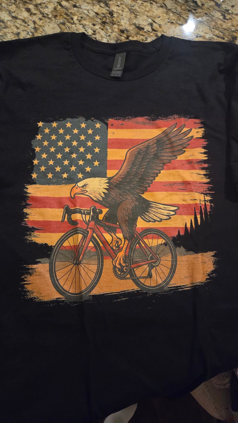 Customer photo review of Freedom Rider T-Shirt