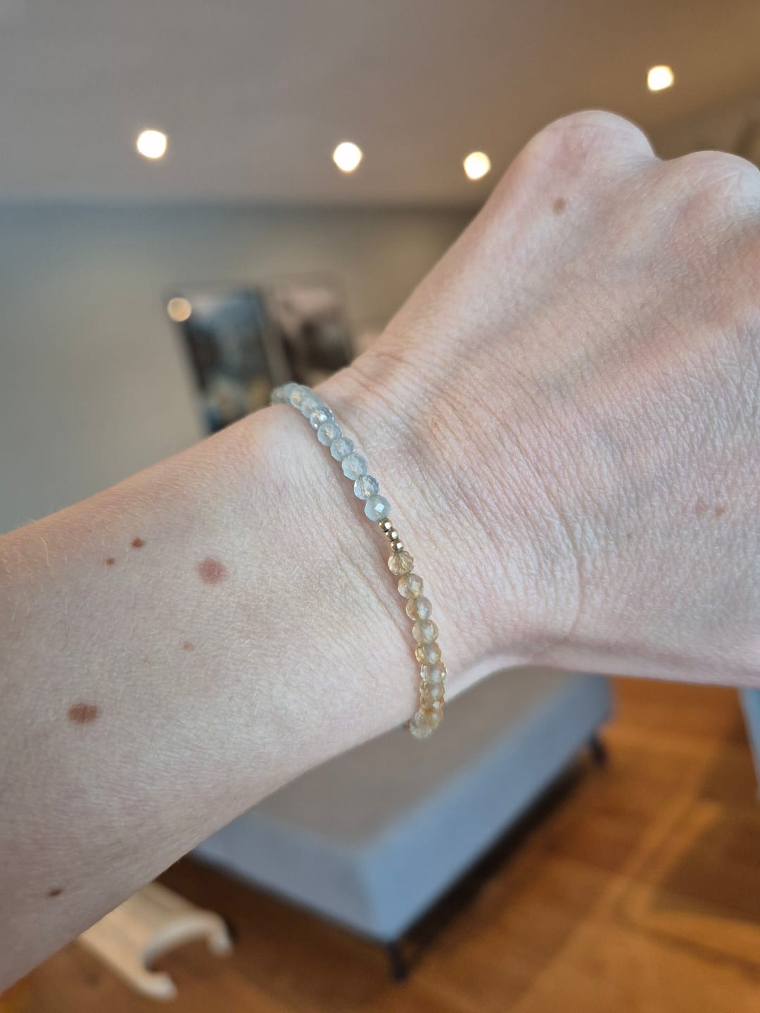 Customer photo review of Big Three - Geburtschart Armband