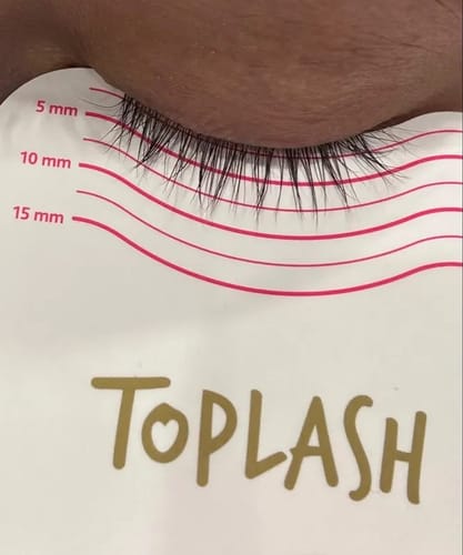 Customer photo review of Toplash eyelash and eyebrow growth serum — 3ml