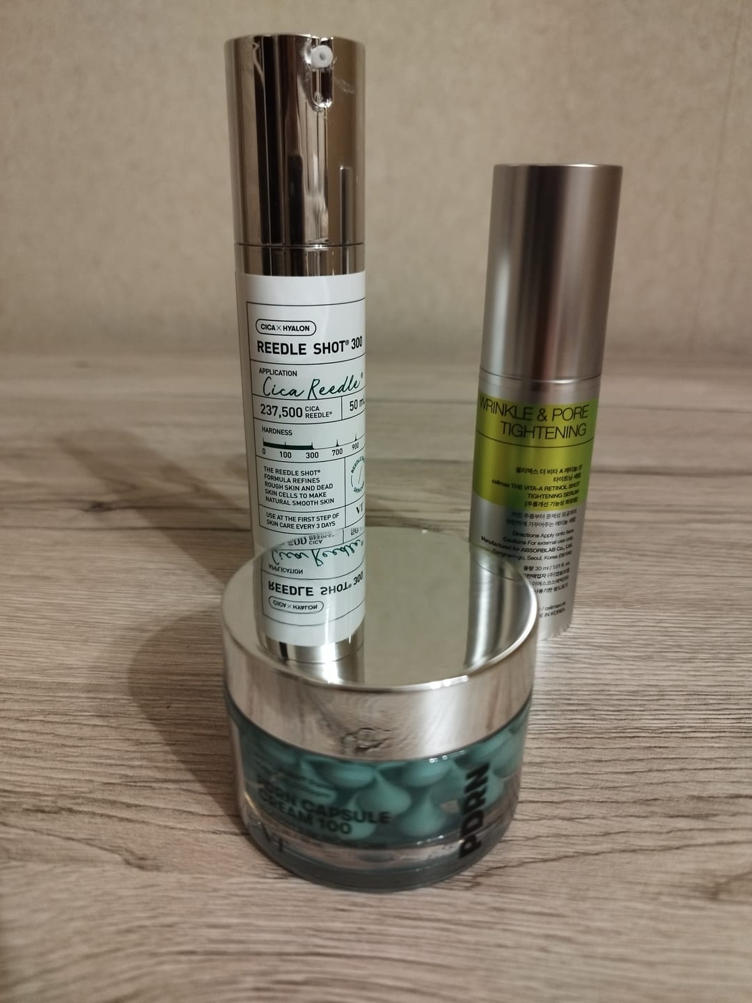 Customer photo review of Intensīvs serums-būsteris ar mikroadatām VT Cosmetics Reedle Shot 300