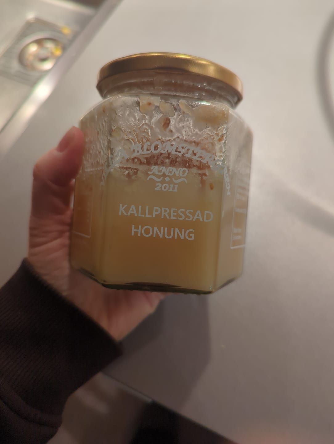 Customer photo review of Kallpressad RAW honung 500 g – Svensk honung
