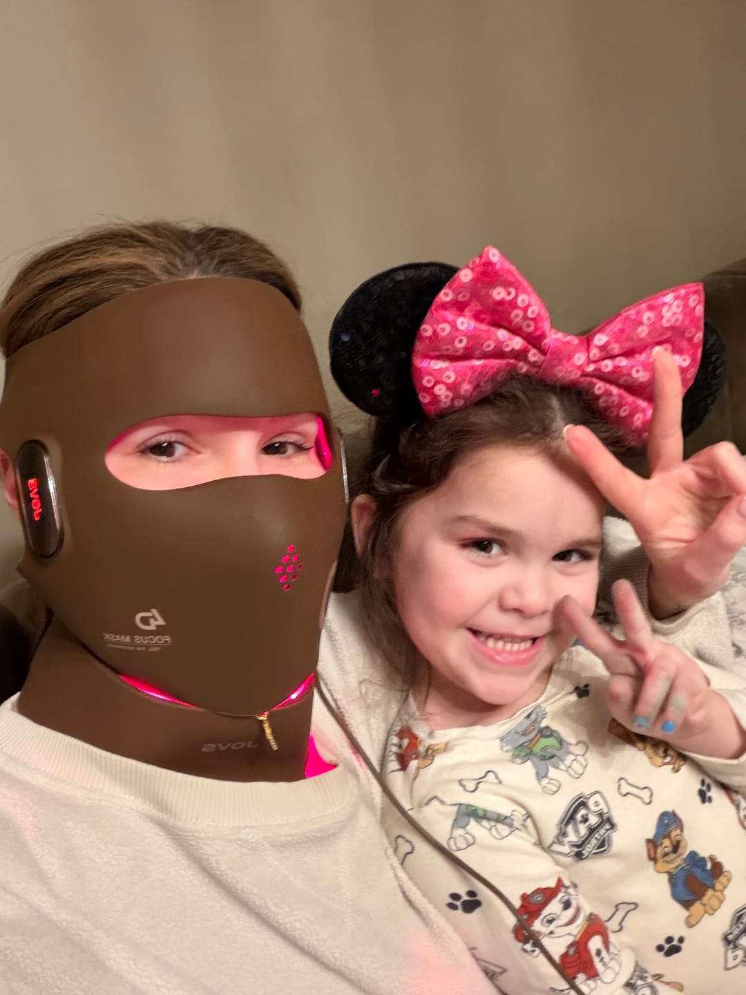 Customer photo review of JOVS 4D Laser Anti-Aging Therapy Mask