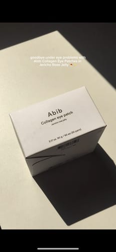 Customer photo review of Collagen eye patch Jericho rose jelly