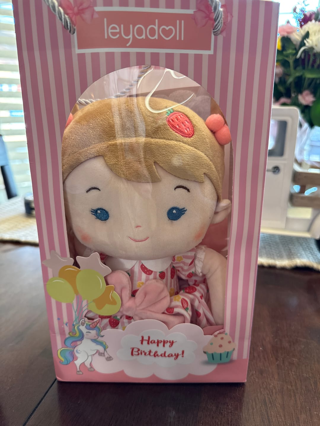 Customer photo review of Personalized Strawberry Girl