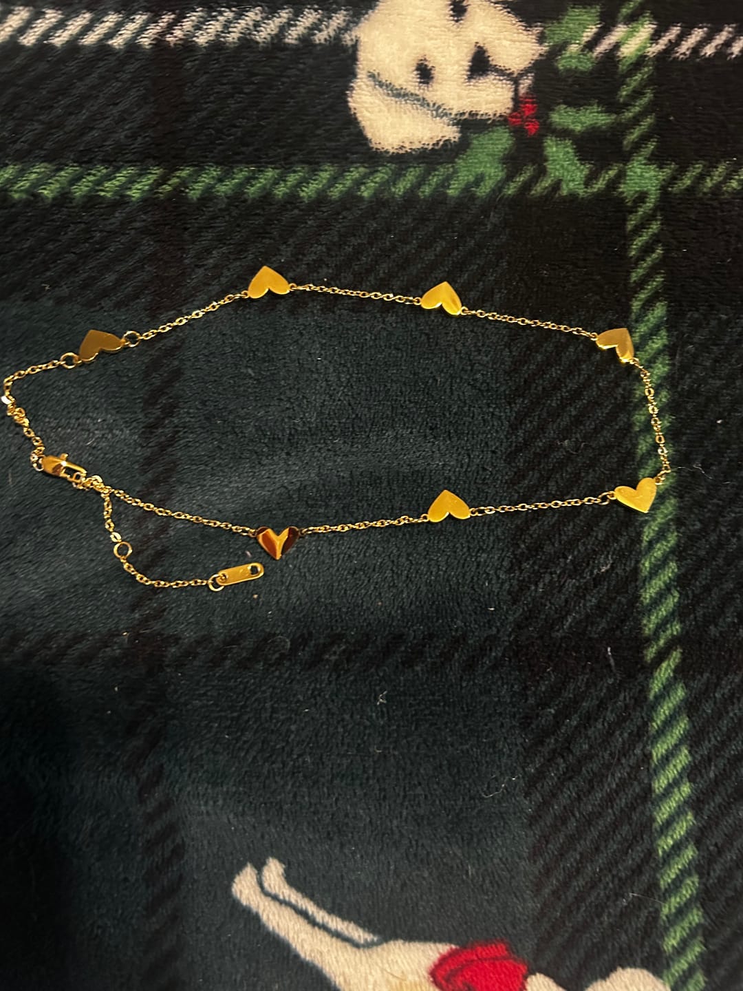 Customer photo review of The Hearts Necklace