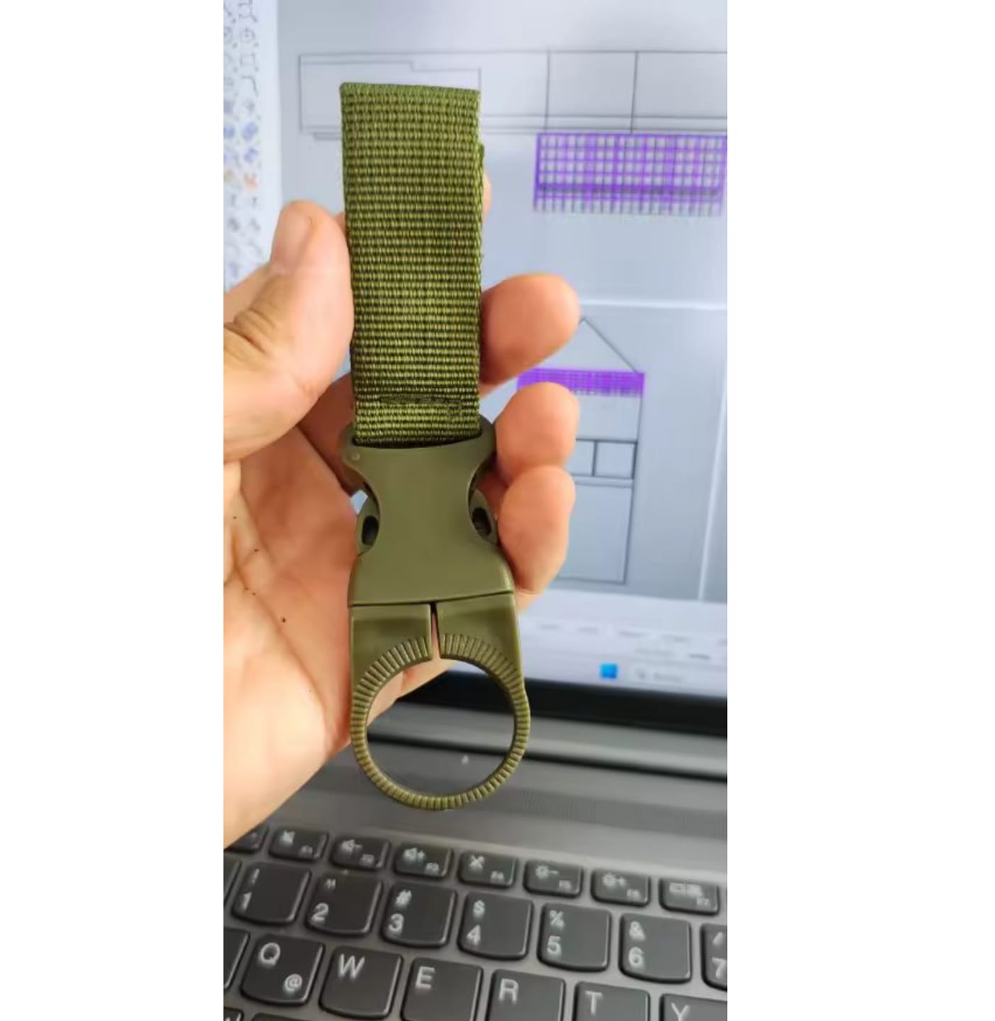 Customer photo review of Universeller Flaschenclip