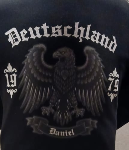 Customer photo review of Deutscher Adler Personalisiert