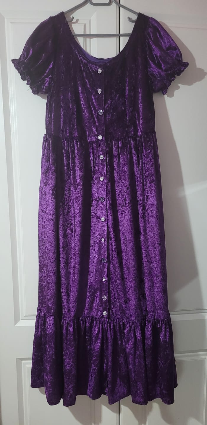 Customer photo review of Crushed Velvet Fabric
