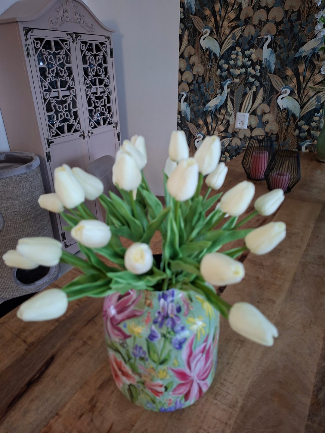 Customer photo review of Tulpen Boeket - Wit (25 stengels)