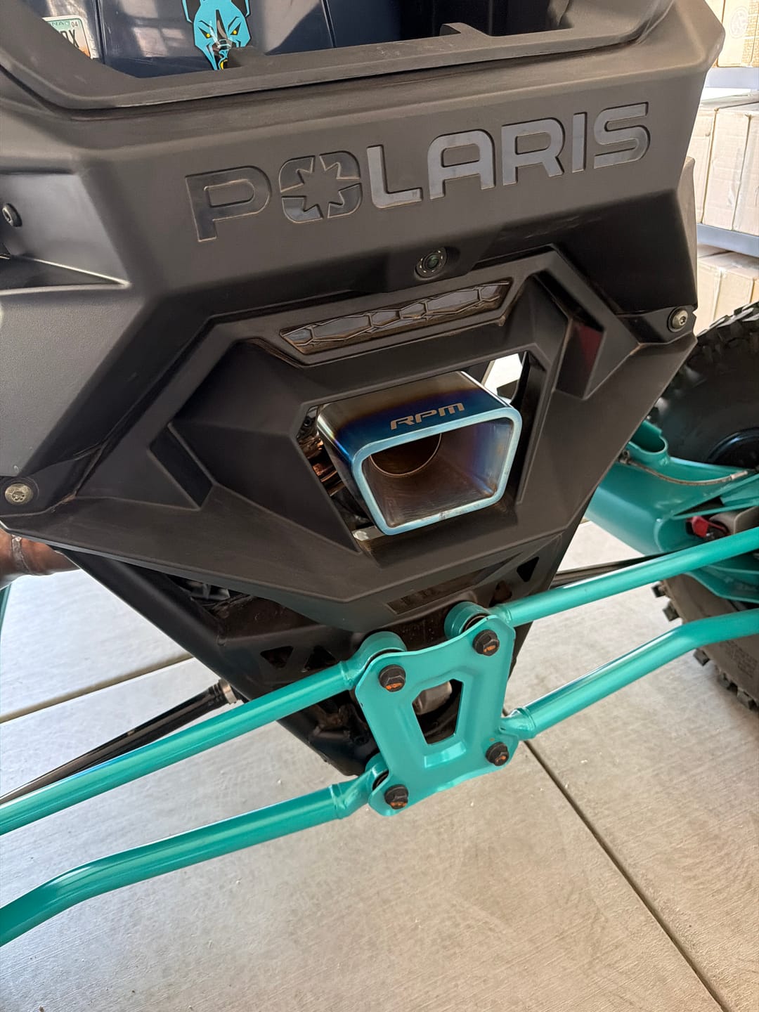 Customer photo review of RPM RZR Pro R 3" Race Pipe With 3" RPM Tip / Race Muffler / Muffler Delete