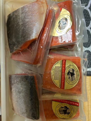 Customer photo review of Wild Caught Alaskan Sockeye Salmon