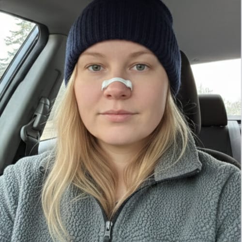 Customer photo review of Flow - Magneettiset Nenänauhat