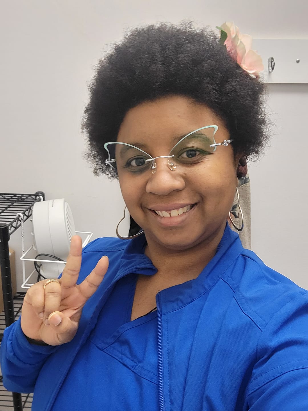 Customer photo review of Alissa Eyeglasses