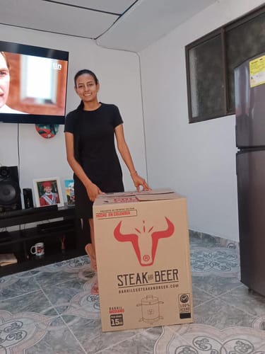 Customer photo review of Barril Asador/Ahumador 360° – Sabor Perfecto