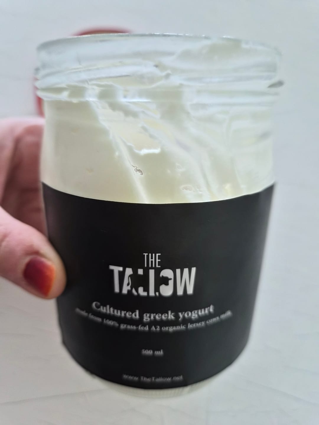 Customer photo review of Raw Cultured Greek Yogurt 500ML