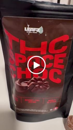 Kundenbewertung mit Video zu THC Schokolade - SpaceChoc 200mg