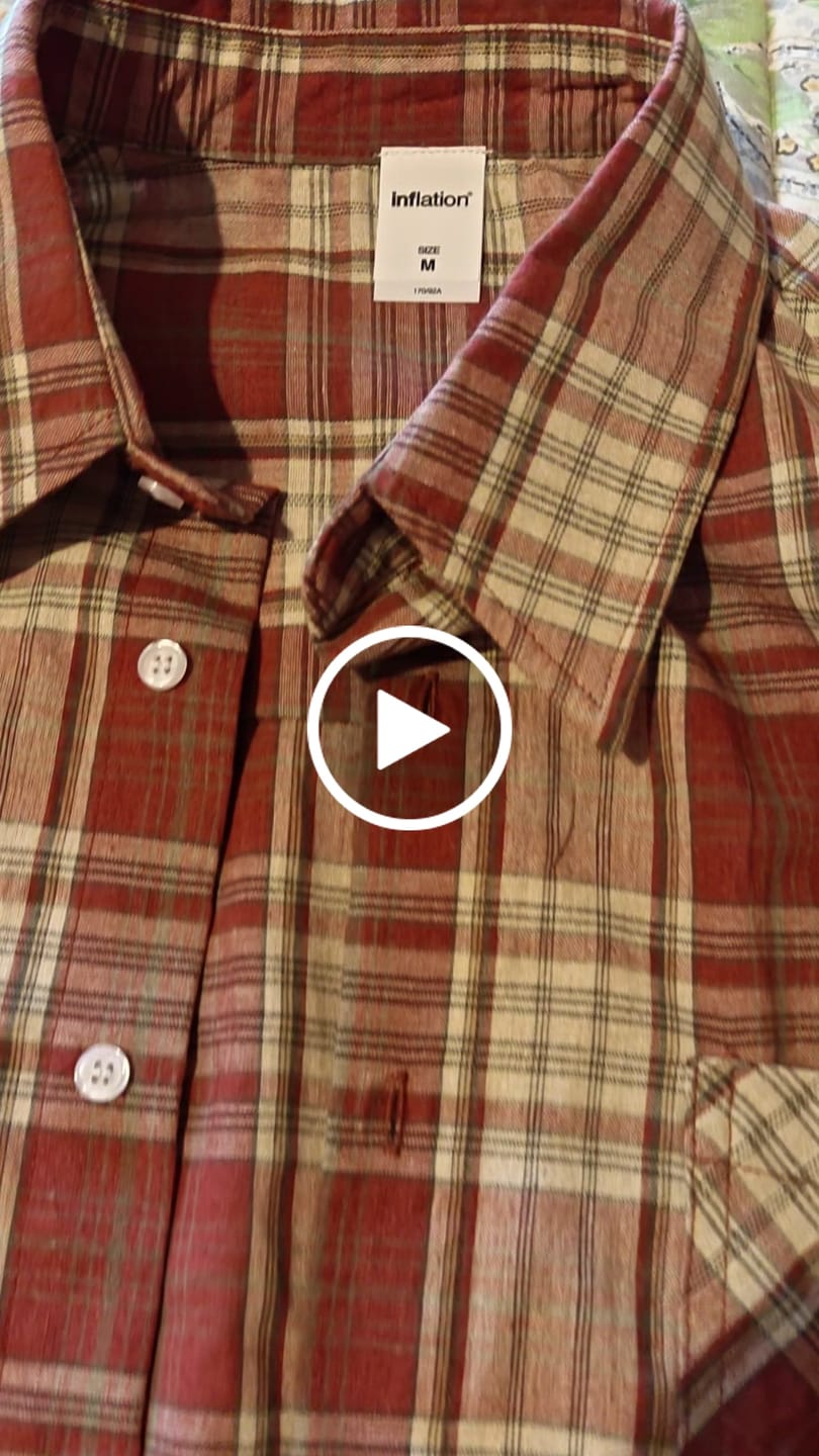 Customer video review of Boxy Fit Plaid Shirts | Inflation Streetwear