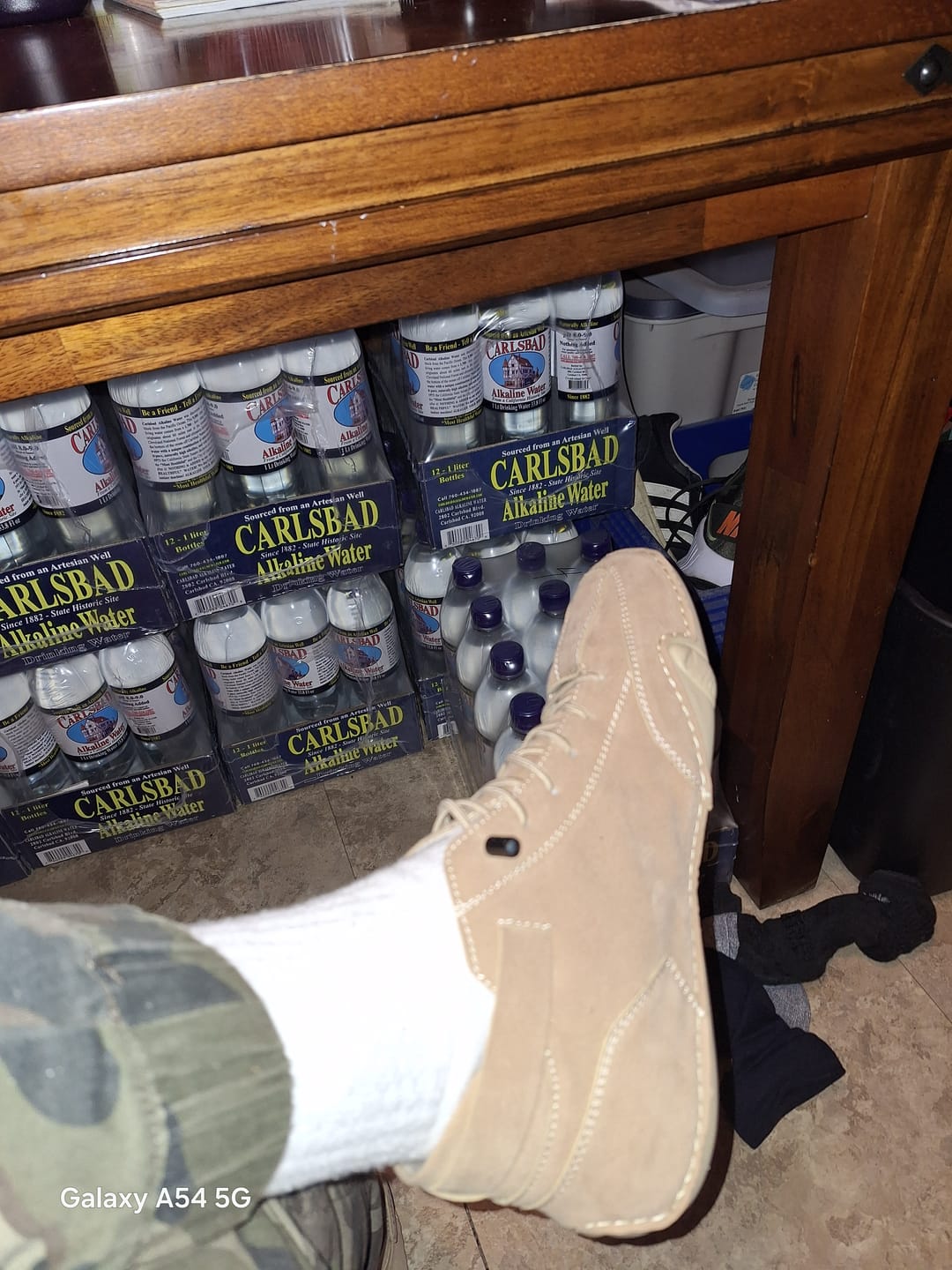 Customer photo review of Men Women Velcro Suede High Boots Beck Shoes (Unisex)