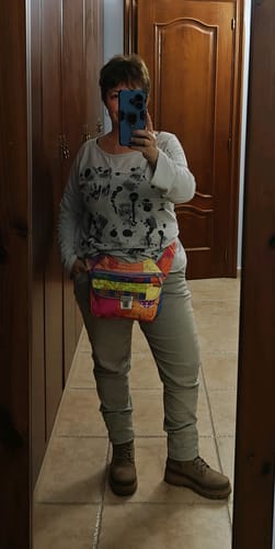 Customer photo review of Riñonera "Special Energy Colors Top" · Impermeable · Pieza Única Núm. 18439