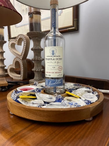 Customer photo review of Premium Cutting Board Feet - Brass/Stainless Steel