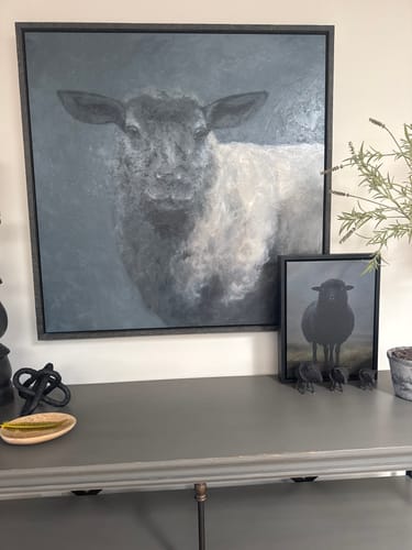Customer photo review of Black Sheep Print