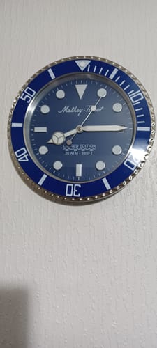 Customer photo review of Mathey Tissot Wall Clock WCABU