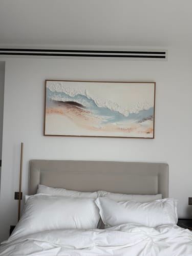 Customer review photo for Plaster Art Texture Painting #SG456