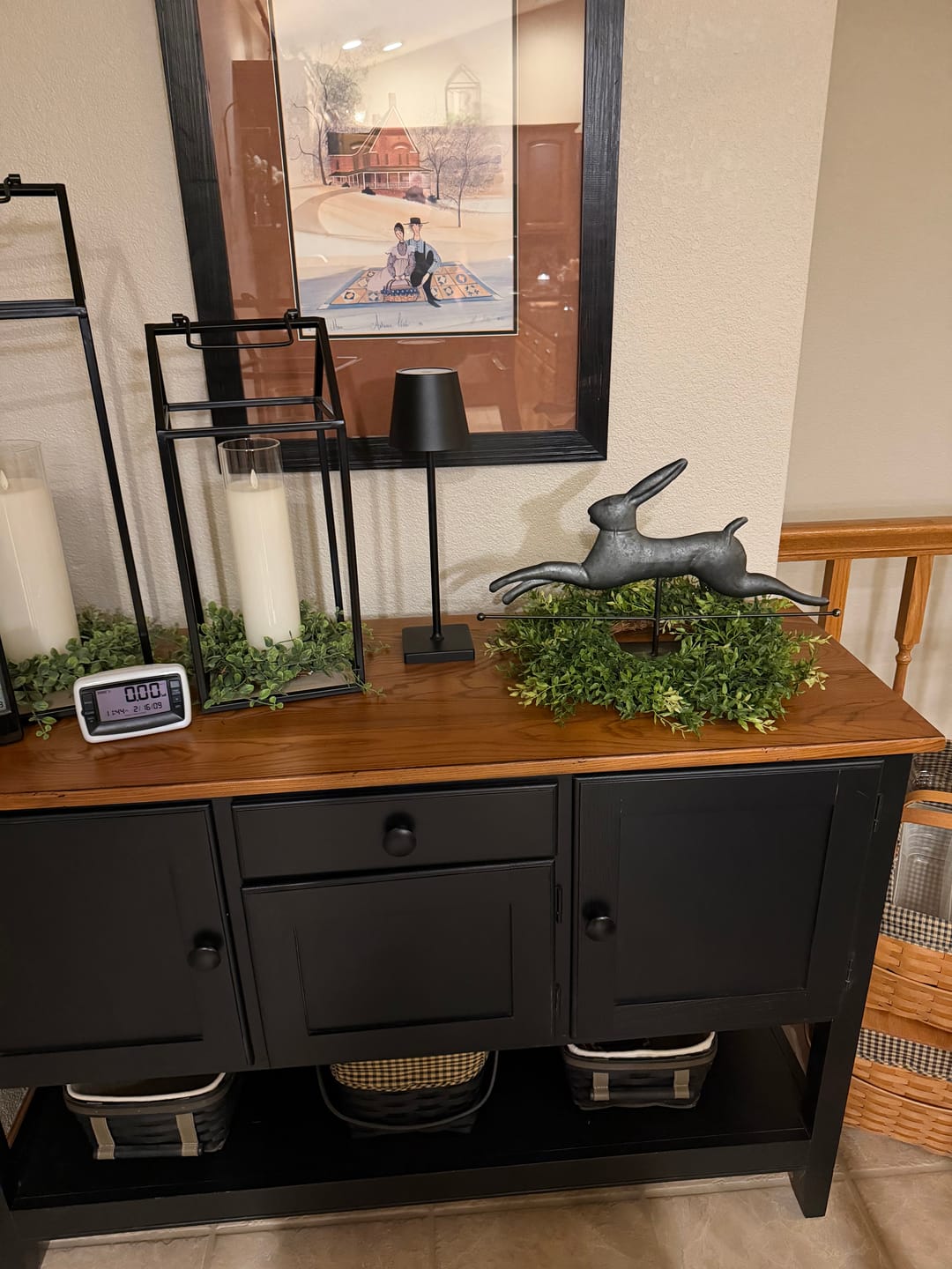 Customer photo review of Leaping Hare Weathervane