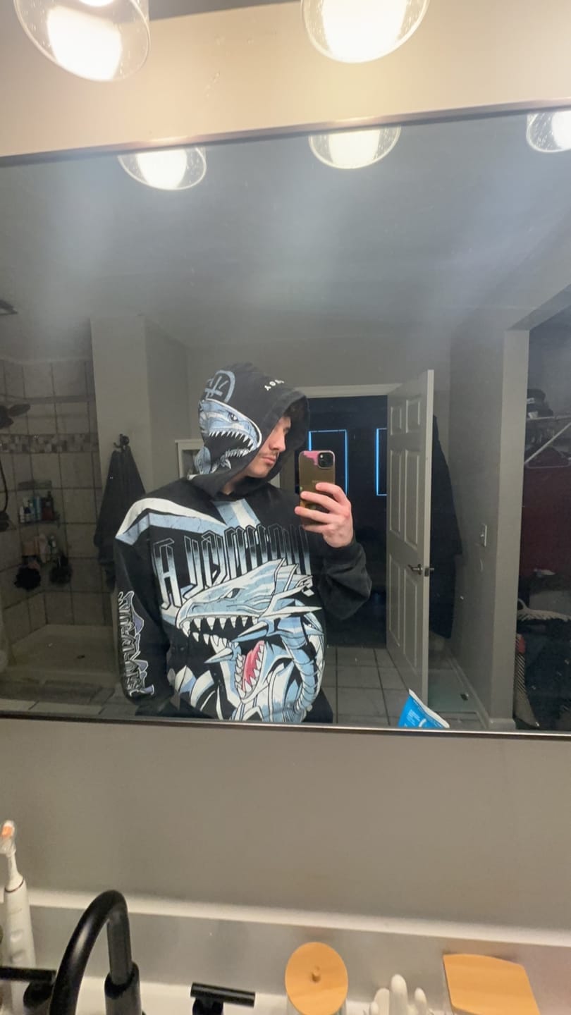 Customer photo review of 5008 - Yu-Gi-Oh!® Hoodies
