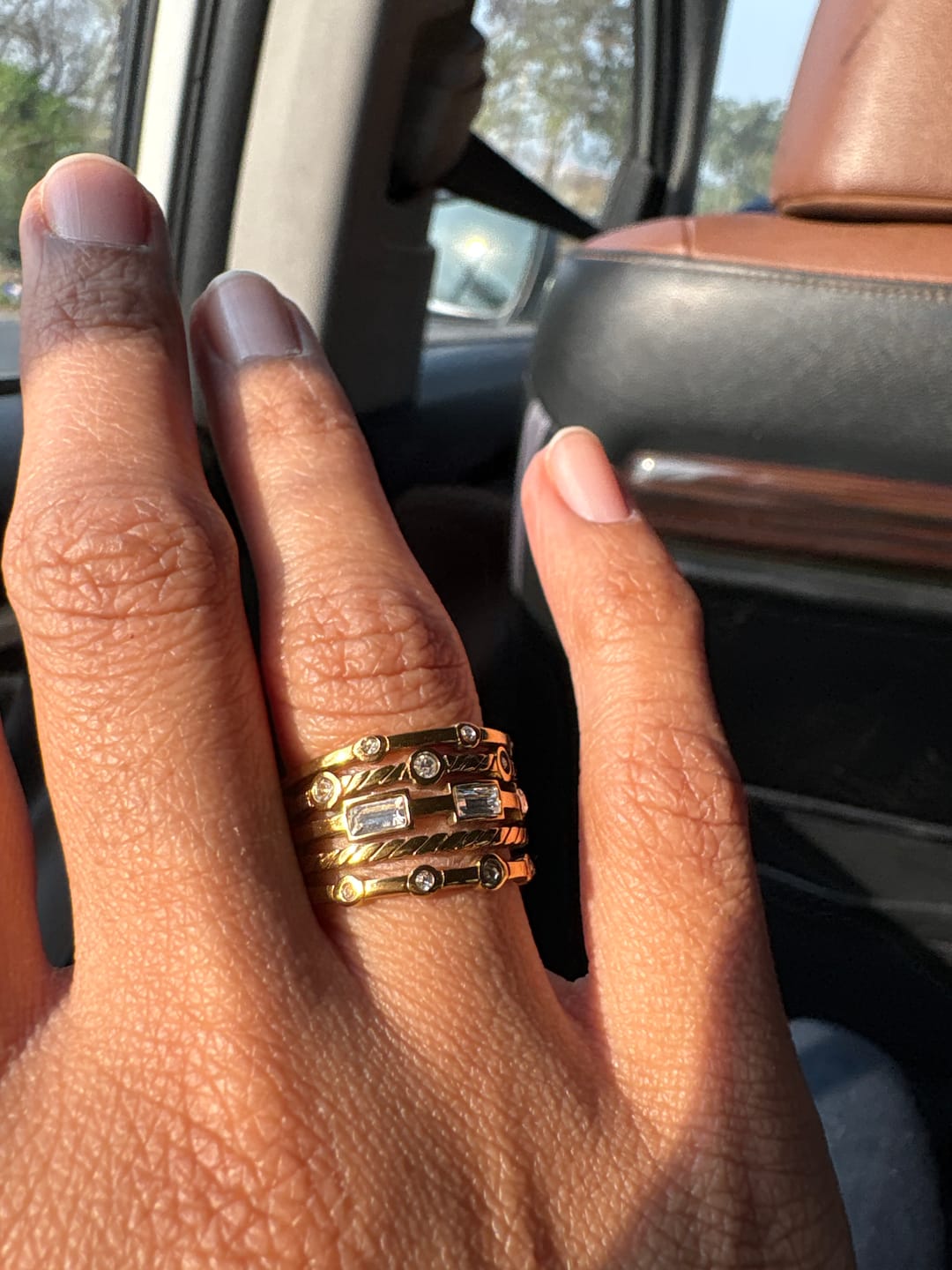 Customer photo review of Monarch Layers Ring