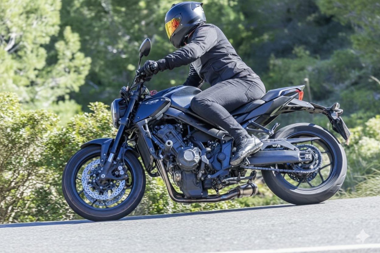 Customer photo review of Línea Completa Artesanal Honda CB650R/CBR650R (2019-2025) Acero Inoxidable