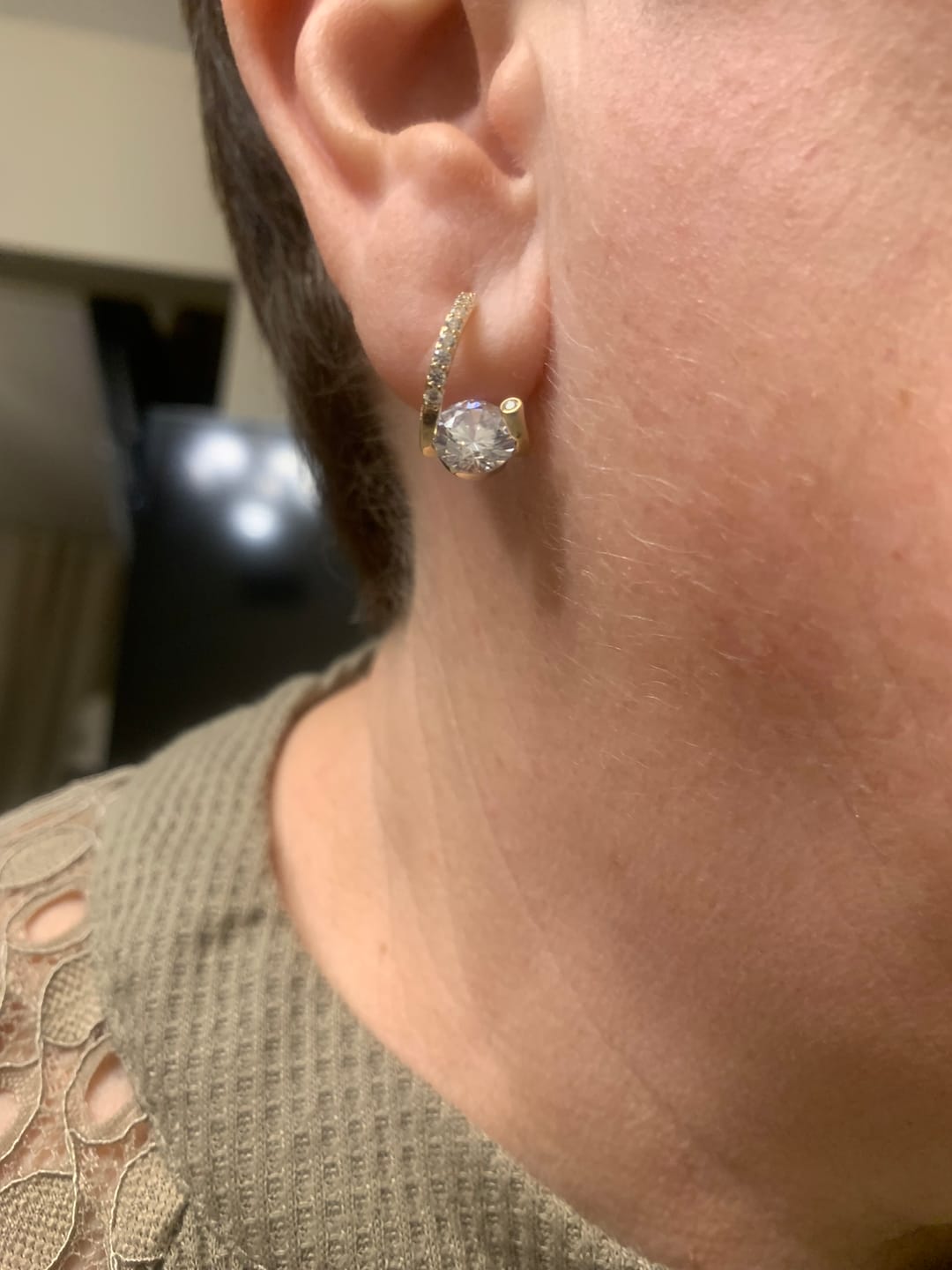 Customer photo review of Nevaeh Earrings