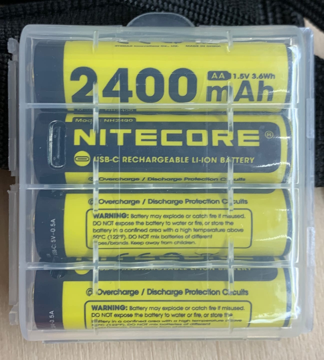 Customer photo review of NH2400 4PC (AA - 2400mAh - 1.5V)