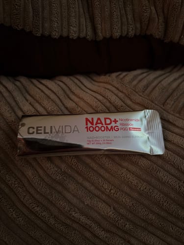 Customer photo review of NAD+ Berry Flavor Drink Mix Celivida®