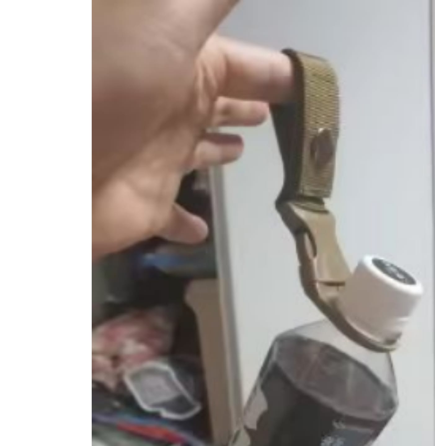 Customer photo review of Universeller Flaschenclip