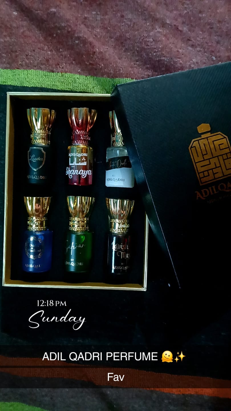 Customer photo review of Assorted Luxury Attar Perfume Gift Set (6 × 5.5Ml)