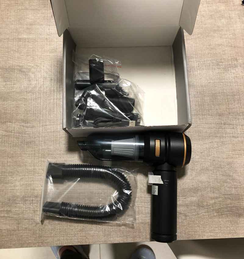 Customer photo review of Portable Vacuum Cleaner