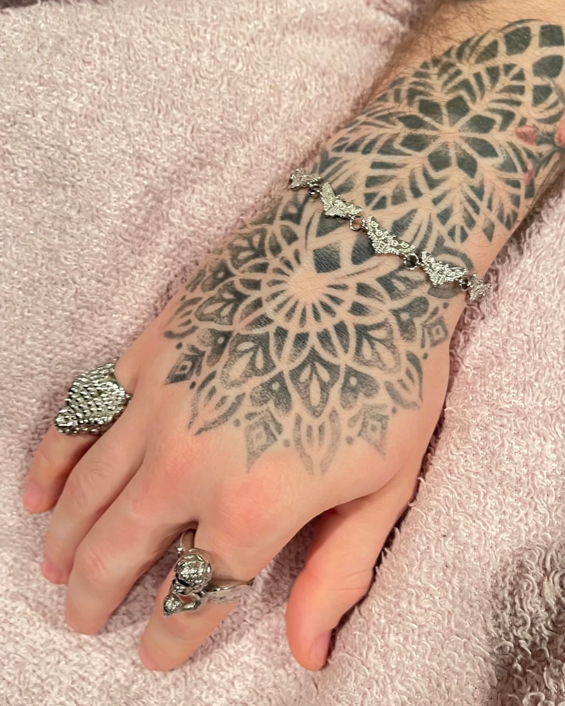 Customer photo review of MOTH BRACELET