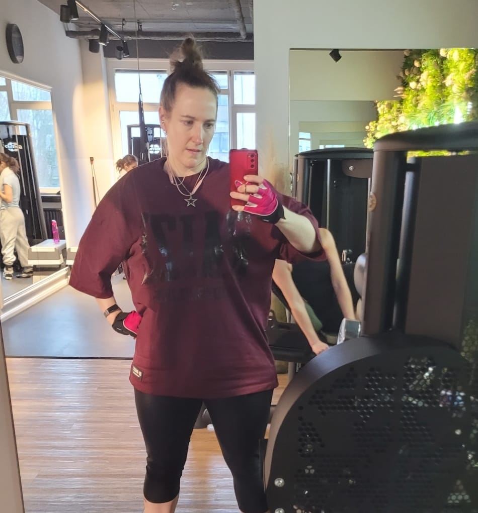 Customer photo review of Signature Bodybuilding Shirt