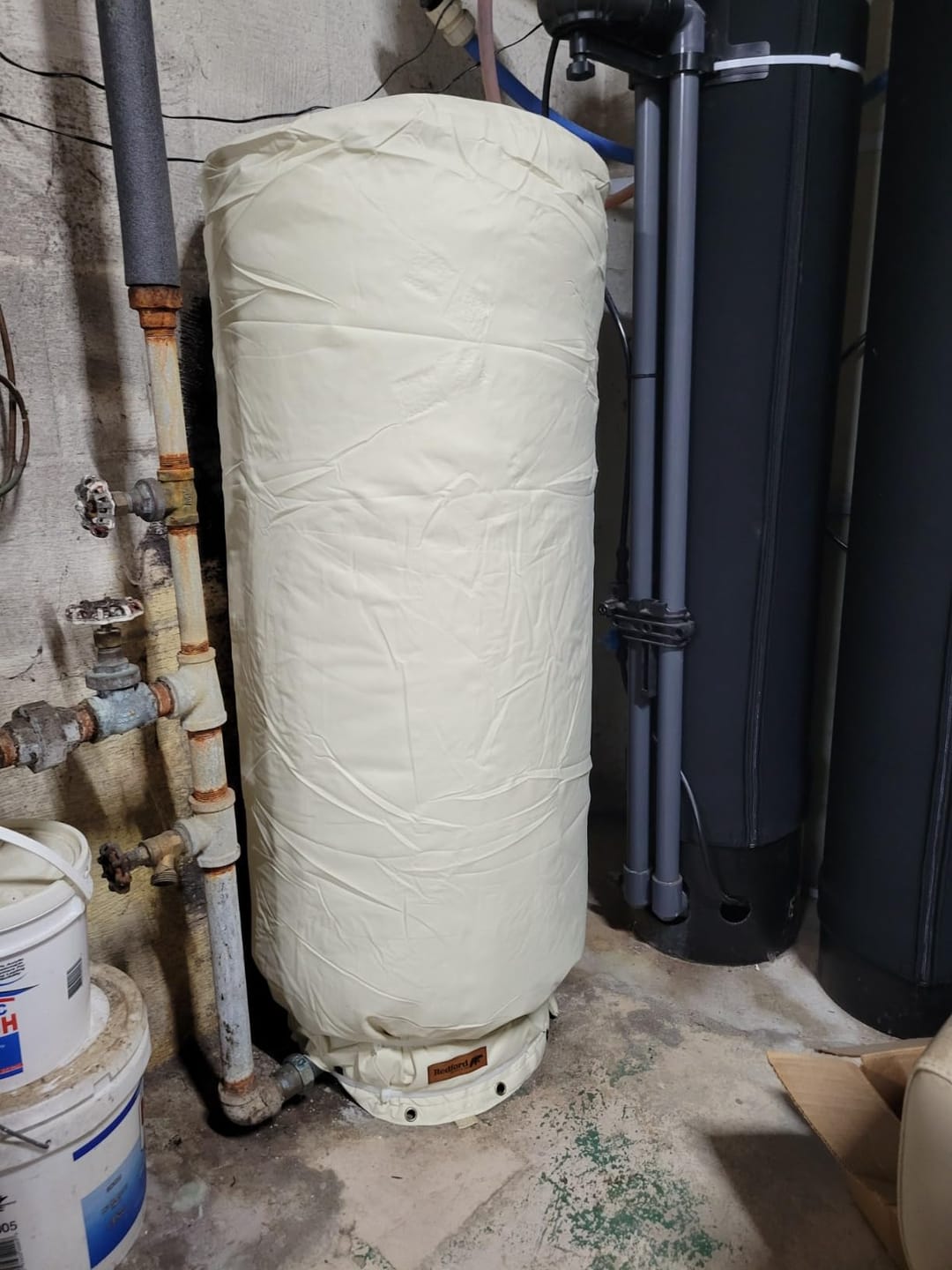Customer photo review of Cold Snap™ Pressure Tank Insulation Multilayer Jacket