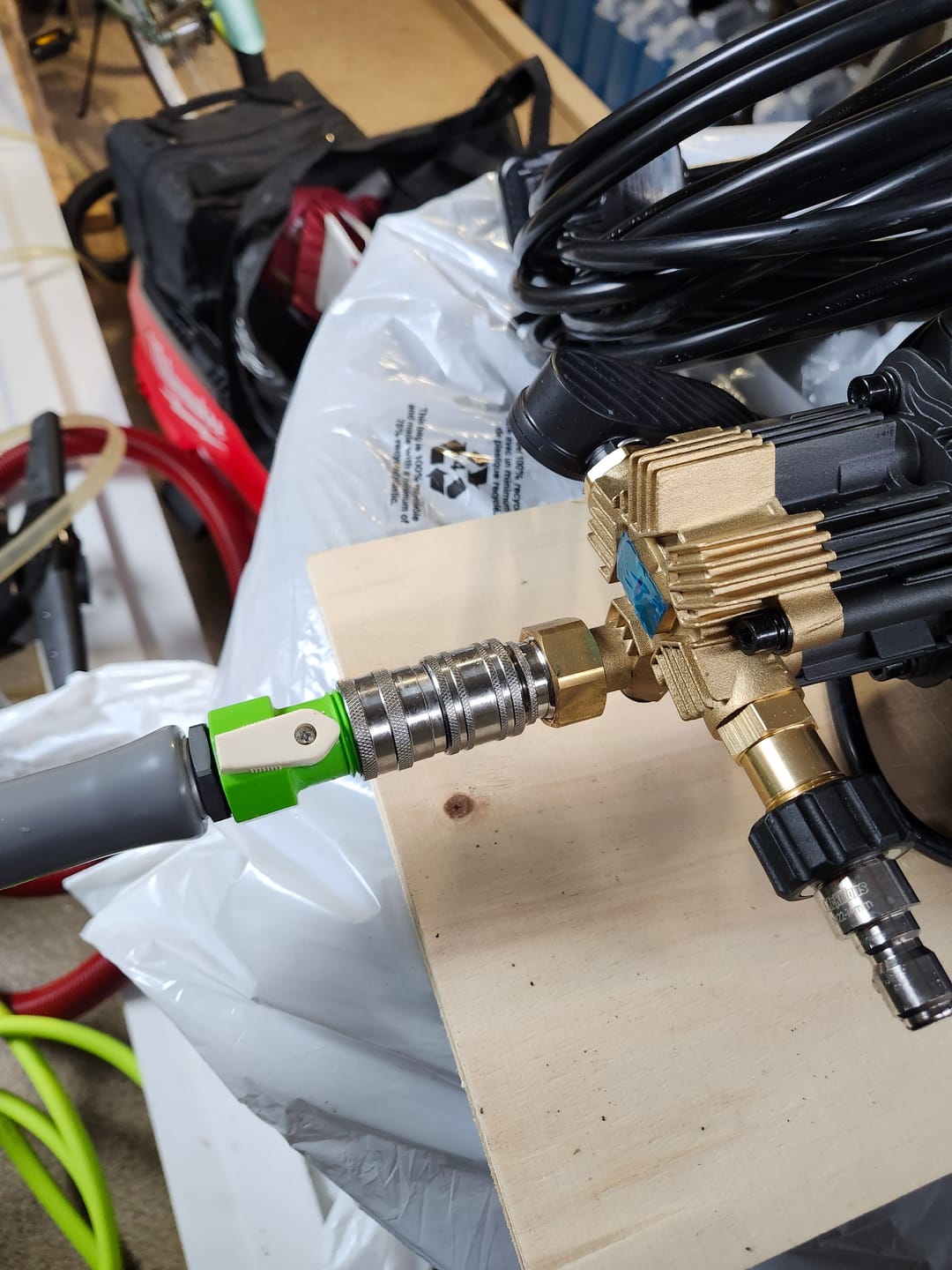 Customer photo review of Automatic M22-14mm Quick Connect Kit