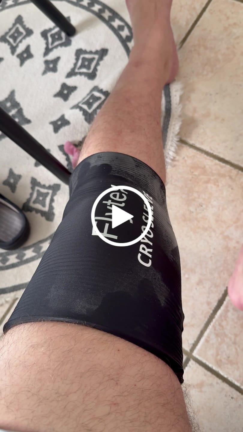 Customer video review of Manchon de Cryothérapie