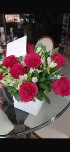 Customer photo review of Lexi Box - Hot Pink
